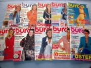 Zestaw 10 x Burda Moden 1995/96/97 z kompletem wykrojów