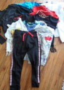 zestaw ubranek dla dziewczynki na 134/140 stan bdb