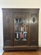 szafa biblioteka witryna antyczna niemiecka rozbierana