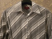 Elegancka koszula męska do garnituru, cusual trekkingowa, HUGO BOSS  L/XL.