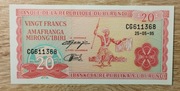 Burundi 20 Francs 1995 P-27c.2 UNC 
