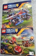 Lego instrukcja do LEGO NEXO KNIGHTS 70314, 70315