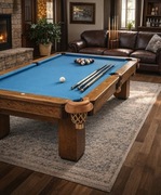 Bilard stół DREWNIANY kamień skóra jak nowy gwarancja DOWÓZ pool do św