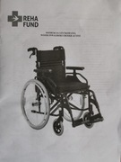 Wózek inwalidzki, aluminiowy lekki