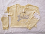 H&M Bawełniana krótka bluza dziewczęca r. 134-140