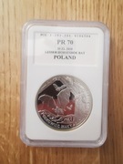 Moneta srebrna 20zł Podkowiec Mały PR70 2010r.