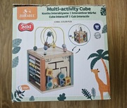 Drewniana kostka edukacyjna Smiki