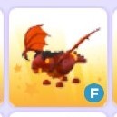 Adopt me! Lava dragon, fly