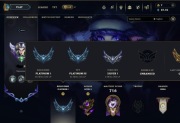 konto League of Legends – 402 lvl, wszystkie postacie, 184 skiny, platyna 1