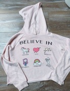 Krótka bluza z kapturem 