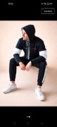 Stylowy streetwearowy komplet dresowy 3XL