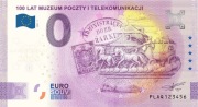 Banknot 0 euro 100 lat Muzeum Poczty i Telekomunikacji Wrocław