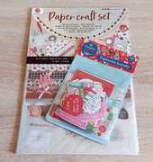 Zestaw kreatywny - świąteczne papiery,wypychanki (die-cut) + zestaw die-cut