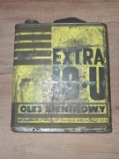 Stara puszka olej Extra PRL silnikowy jak na foto