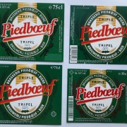 Etykieta piwna browar piwo Belgia 