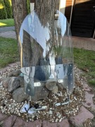 Oryginalna kompletna szyba z uchwytami Yamaha xv 1600 1700 road wild star