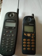 Kolekcjonerskie dwa telefony - MOTOROLA i NOKIA 