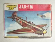 PUDEŁKO SAMOLOT DO SKLEJANIA JAK 1-M 1:72