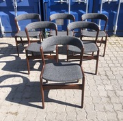 Krzesła duńskie tekowe, Kai Kristiansen Model Fire