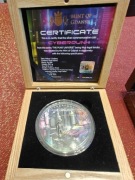 Srebrna moneta Cyberpunk 2 oz Ag 999 – Mennica Gdańska | Kolekcjonerska