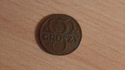 Moneta 5 groszy z 1935