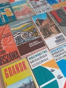 Mapy I przewodniki po miastach Polski z czasów PRL zestaw 17szt