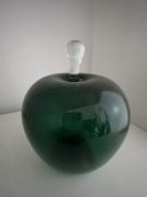 Duże szklane jabłko zielone (dwa razy większe niż średnie jabłko)