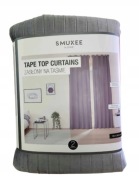 Zasłony na taśmie 135 cm x 250 cm 2 szt welurowe w paski, model 216/2