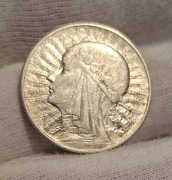 Moneta 5 zł  Polonia - Głowa Kobiety z 1933 r