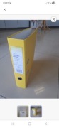 Segregator Vaupe Biznes A4 75 mm żółty