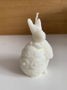 Świece sojowe zajączek z pisanką 