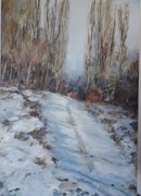 "Cisza "- akryl na płótnie. 