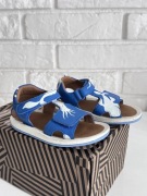 Camper Sandały sandałki dziecięce niebieskie na lato skórzane