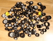 LEGO Koła, opony, felgi MIX KG 500g