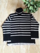 Sweter golf paski MOHITO# 50%wiskoza