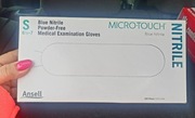 RĘKAWICE NITRYLOWE 200 SZT NIEBIESKIE ROZM S 