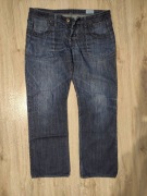 Jeansy Silver Creek 40/34 Proste, 8 Kieszeni