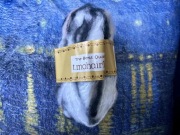 nowa włóczka mohair moher retro vintage włoska made in Italy biel szary róż