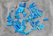 Klocki Lego Mix Jasno Niebieskie  Light Blue  (80G)