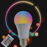  Żarówka RGB LED E27 na napięcie 