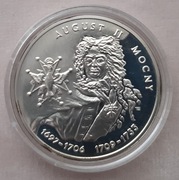 10zł - AUGUST II MOCNY - 2002r.