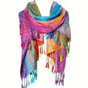 Szalik damski Apaszka w stylu Boho Duża Lekka Miękka