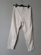 Białe spodnie H&M 40/L z materiału
