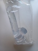 Dildo Sex Penis Żelowy Członek Z Przyssawką 18,5cm + mini wibrator prezent