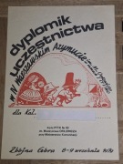 Dyplom PTTK Zbójnia Góra 1979