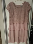 Sukienka brudny róż 46