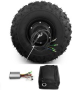 koło z silnikiem do taczki elektrycznej + sterownik + torba