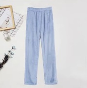 Damskie spodnie z ciepłego polaru koralowego – NIEBIESKIE / RÓŻOWE / SZARE