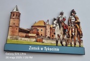 Magnes MDF na lodówkę Zamek w Tykocinie, Tykocin nad Narwią(14)