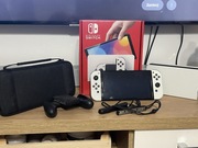 Nintendo Switch OLED White - Zestaw Jak NOWA | Etui |